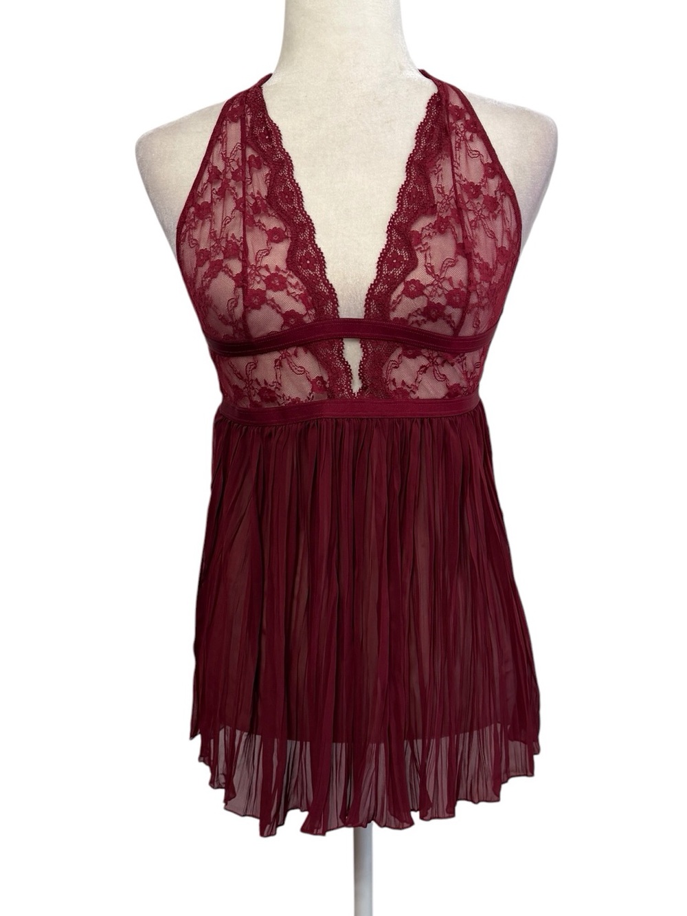 2018 Victoria’s Secret sheer lace babydoll lingerie top
